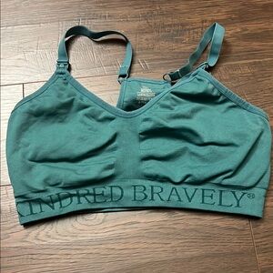 Kindred Bravely Teal Nursing/Pumping bra